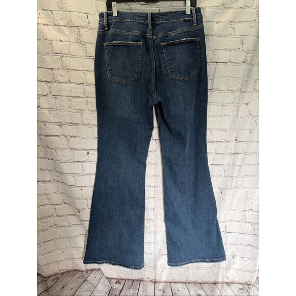 Risen flare jeans woman’s size 13 - Picture 2 of 7